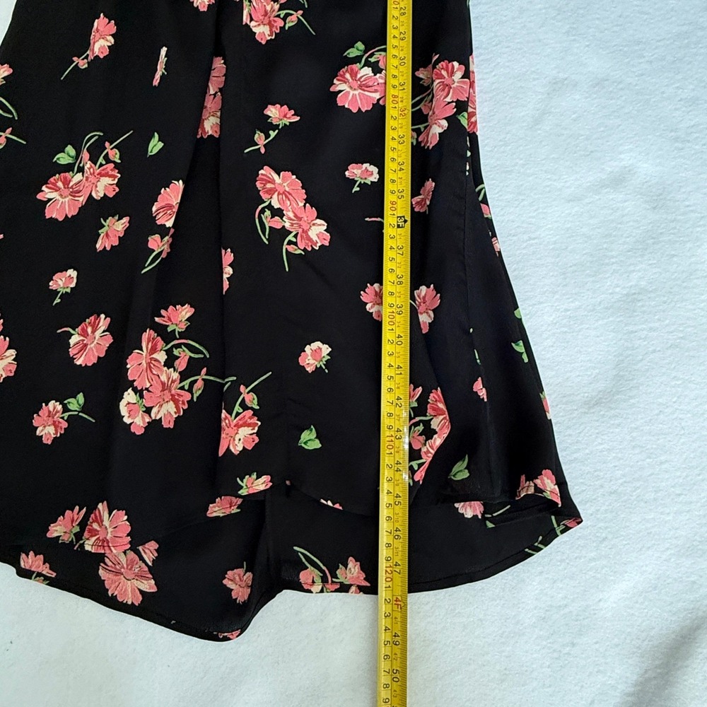 Reformation Womens Dark Floral Back Cutout Midi Dress Size 4 Romantic Cottage - Picture 10 of 10